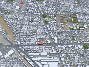 Mexicali city Baja California Mexico 30km Modello 3D