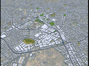 Misratah city Libya 50km 3D-Modell