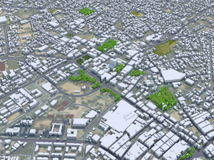 Misratah city Libya 50km 3D-Modell