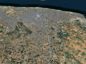Misratah city Libya 50km 3D-Modell