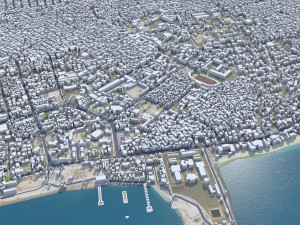 Mogadishu city Somalia 35km 3D Model