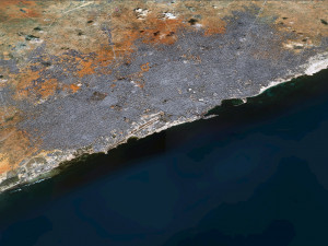 Mogadishu city Somalia 35km 3D Model