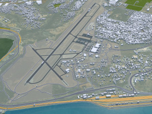 Mombasa city Kenya 30km 3D 模型