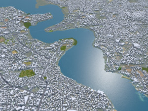 Mombasa city Kenya 30km 3D 模型