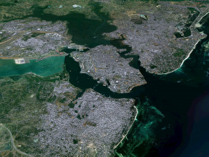 Mombasa city Kenya 30km 3D 模型