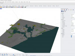 Mombasa city Kenya 30km 3D Model