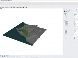 Monrovia city Liberia 20km 3D Model