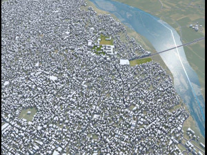 Moradabad city Uttar Pradesh India 15km 3D Model