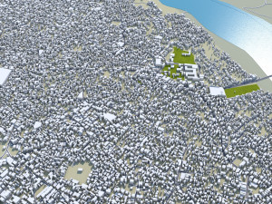Moradabad city Uttar Pradesh India 15km 3D Model