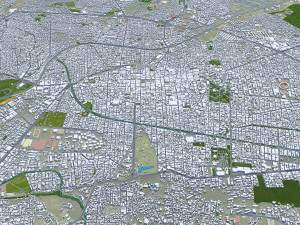 Morelia city Michoacan Mexico 30km Modelo 3D