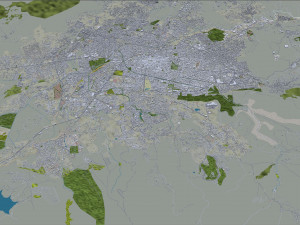 Morelia city Michoacan Mexico 30km Modelo 3D
