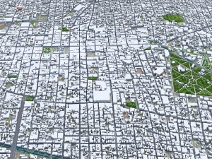 Morelia city Michoacan Mexico 30km Modelo 3D
