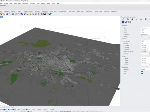 Morelia city Michoacan Mexico 30km 3D Model