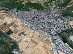 Mugla city Turkey 10km 3D Model