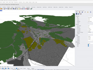 Mugla city Turkey 10km 3D Model
