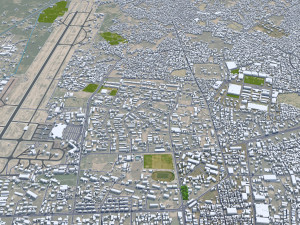 Multan city Pakistan 40km 3D Модель