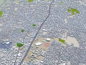 Multan city Pakistan 40km 3D Модель