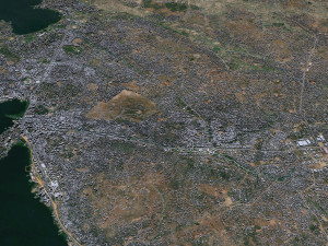 Mwanza city Tanzania 25km 3D Model
