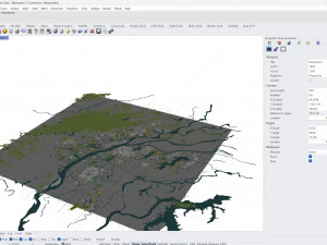 Nanchang city Jiangxi China 60km 3D Model