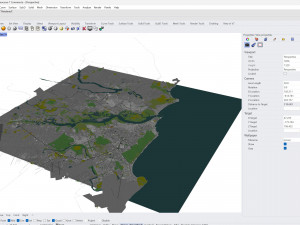 Natal city Brazil 30km Modelo 3D