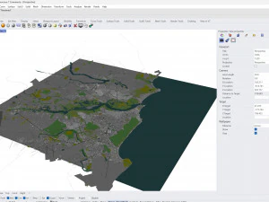 Natal city Brazil 30km 3D Model