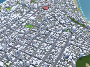 Natal city Brazil 30km Modelo 3D