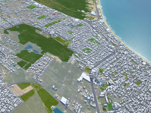 Natal city Brazil 30km Modelo 3D