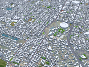 Natal city Brazil 30km Modelo 3D