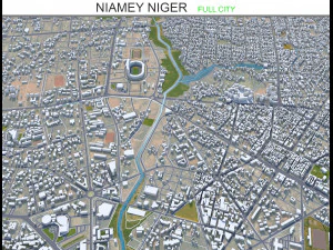 니아메시 니제르 30km 3D 모델