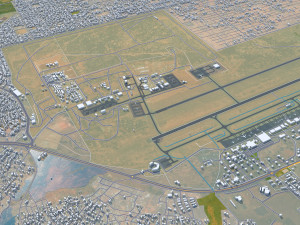 Niamey city Niger 30km Model 3D
