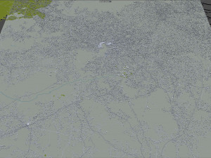 Nnewi city Nigeria 15km 3D Model