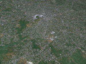 Nnewi city Nigeria 15km 3D Model