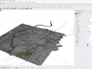 Nonthaburi city Thailand 15km Modelo 3D