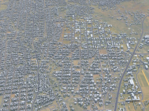 Nyala city Sudan 25km Model 3D