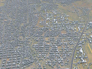 Nyala city Sudan 25km 3D Model