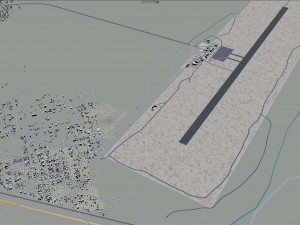 Nyala city Sudan 25km Model 3D