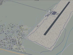 Nyala city Sudan 25km 3D Model