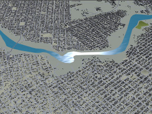 Nyala city Sudan 25km Model 3D
