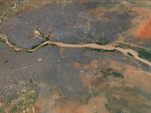 Nyala city Sudan 25km Model 3D