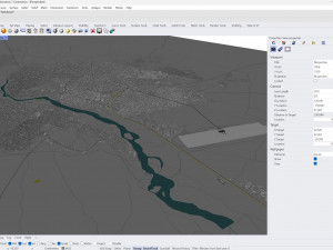 Nyala city Sudan 25km Model 3D