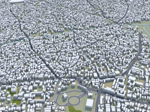 Oko Erin Ilorin city Kwara Nigeria 30km 3D Model