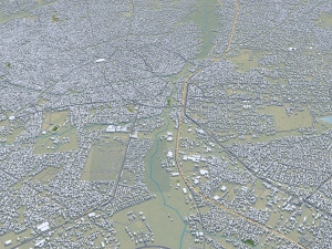 Oko Erin Ilorin city Kwara Nigeria 30km Modello 3D