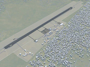 Oko Erin Ilorin city Kwara Nigeria 30km 3D Model