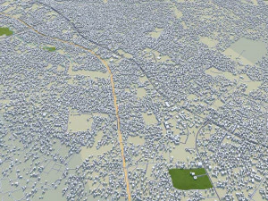Oko Erin Ilorin city Kwara Nigeria 30km 3D Model