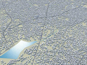 Oko Erin Ilorin city Kwara Nigeria 30km 3D Model