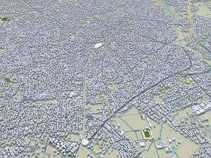 Oko Erin Ilorin city Kwara Nigeria 30km Modello 3D