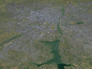 Oko Erin Ilorin city Kwara Nigeria 30km 3D Model