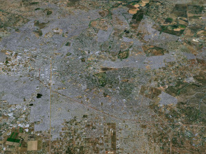 Lusaka city Zambia 40km Modelo 3D