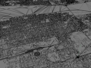 Ouagadougou city Burkina Faso 30km Model 3D