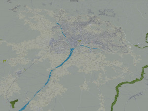 Owerri city Nigeria 30km 3D Модель